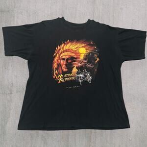 Blazing thunder biker shirt